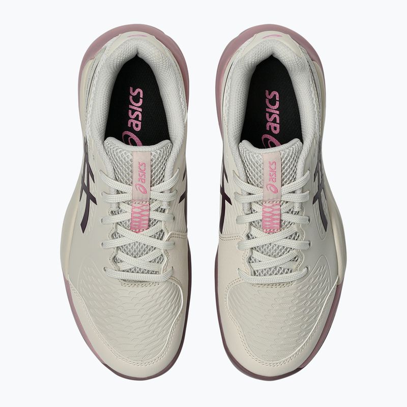 Детски обувки за тенис ASICS Gel-Resolution X GS soft oat/dark aubergine 5
