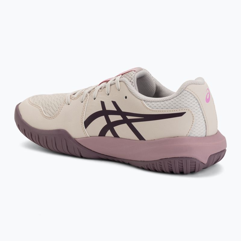 Детски обувки за тенис ASICS Gel-Resolution X GS soft oat/dark aubergine 3