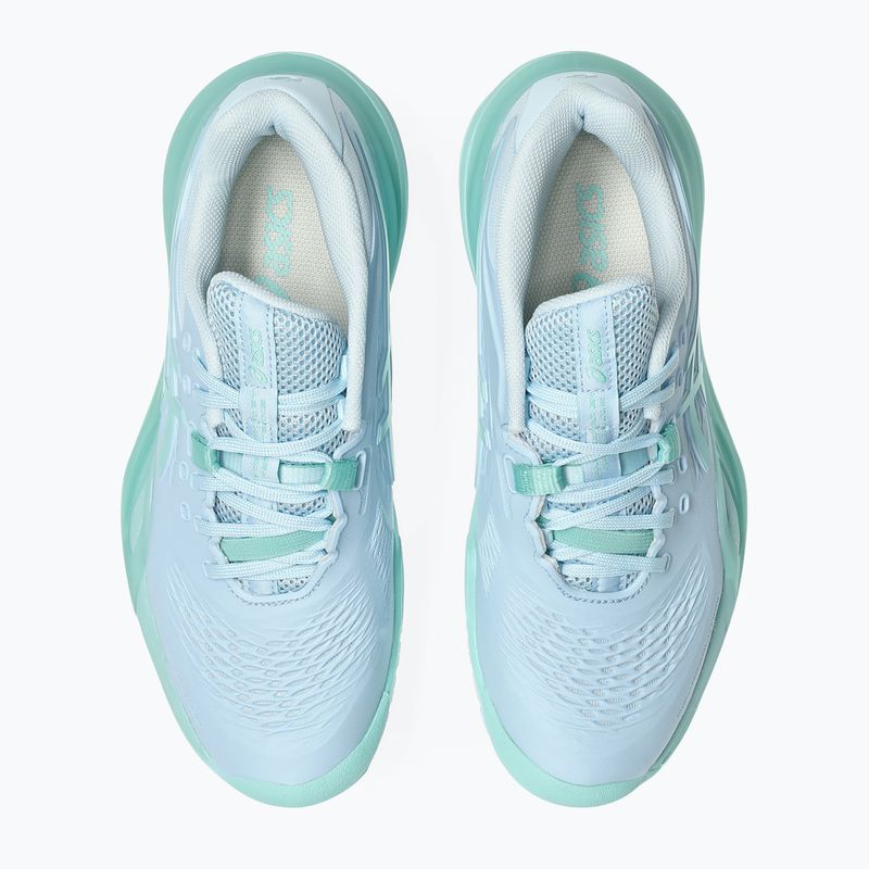 Дамски обувки за тенис ASICS Gel-Resolution X light blue/oasis green 4