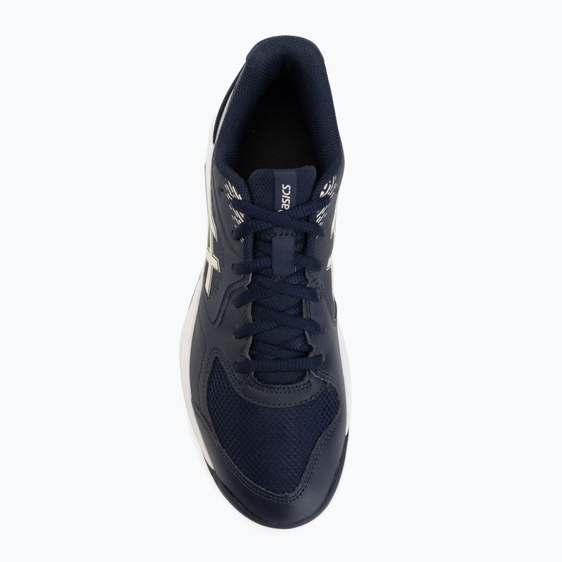 Мъжки обувки за тенис ASICS Gel-Dedicate 9 Indoor midnight/oatmeal 5