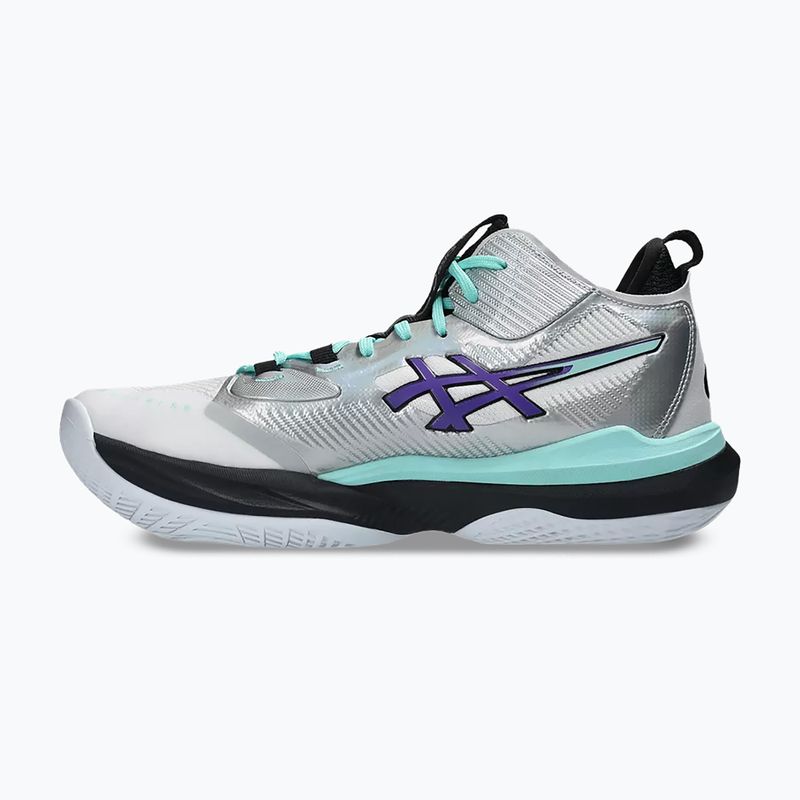 Мъжки обувки за волейбол ASICS Metarise 2 white/radiant amethyst 2