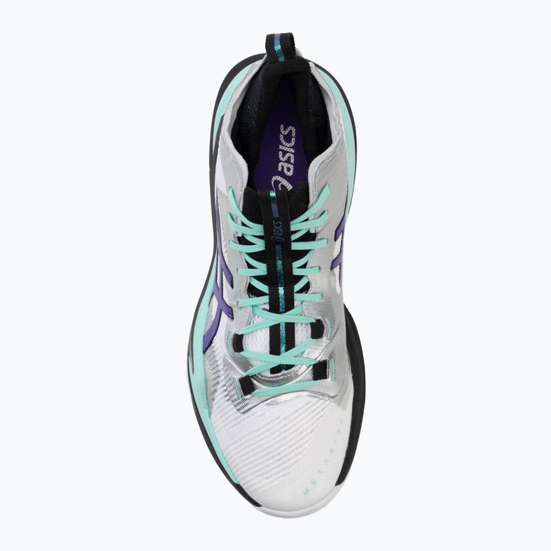 Мъжки обувки за волейбол ASICS Metarise 2 white/radiant amethyst 5