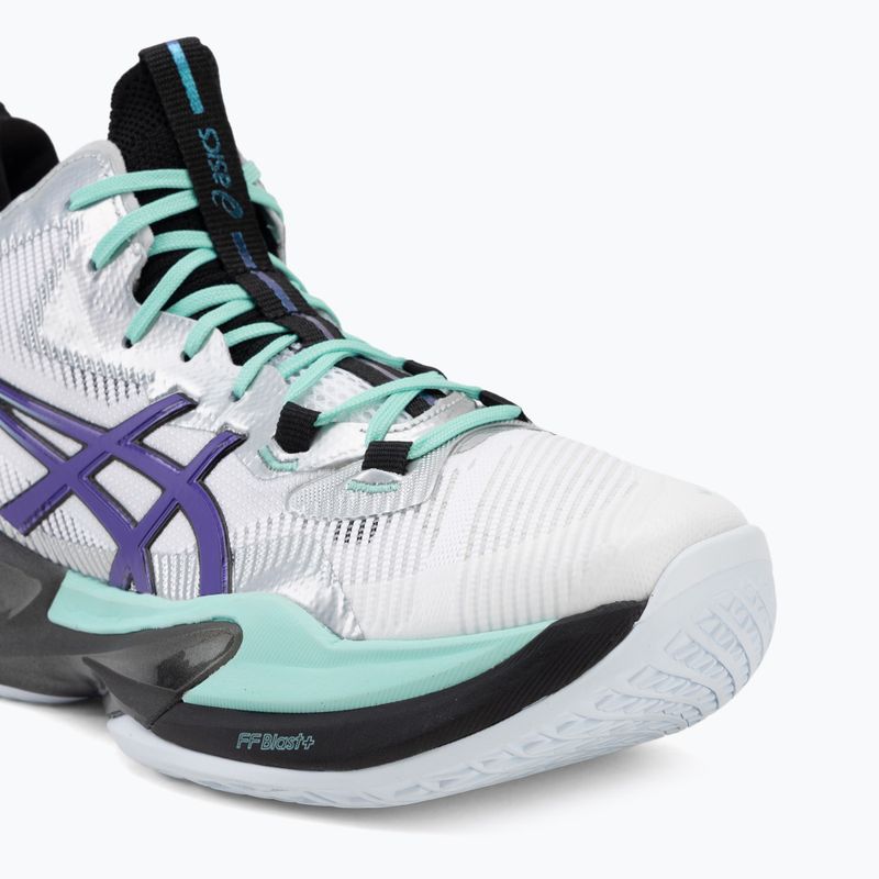 Мъжки обувки за волейбол ASICS Metarise 2 white/radiant amethyst 7