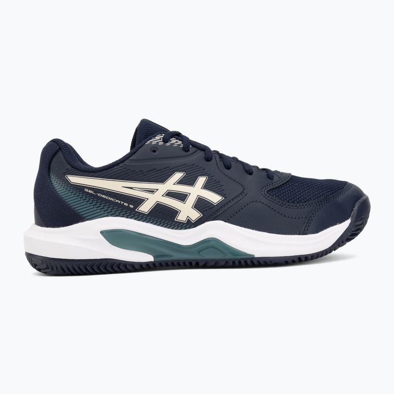 Мъжки обувки за тенис ASICS Gel-Dedicate 9 Clay midnight/oatmeal 2