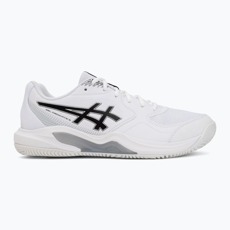 Мъжки обувки за тенис ASICS Gel-Dedicate 9 Clay white/black 2
