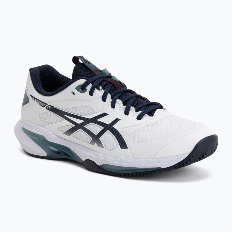 Мъжки обувки за тенис ASICS Solution Speed FF 4 Clay white/midnight