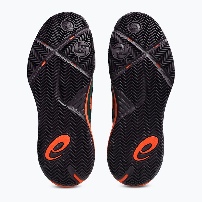Мъжки обувки за падел Asics Gel-Resolution X Padel Jewel Green/Energy Orange 3