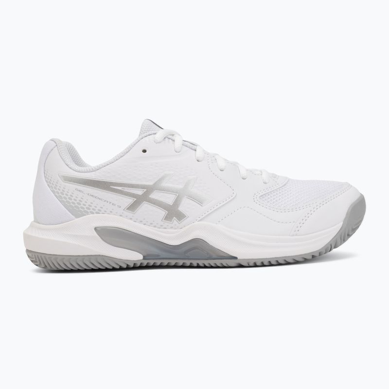 Дамски обувки за падел ASICS Gel-Dedicate 9 Padel W white/pure silver 2
