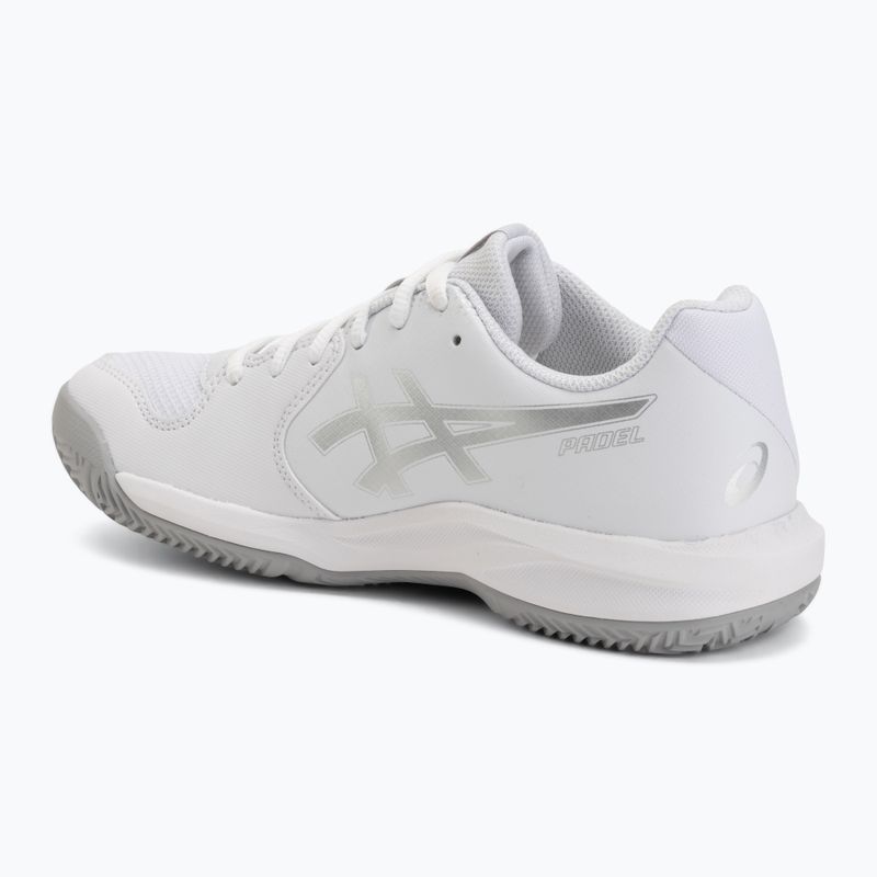 Дамски обувки за падел ASICS Gel-Dedicate 9 Padel W white/pure silver 3