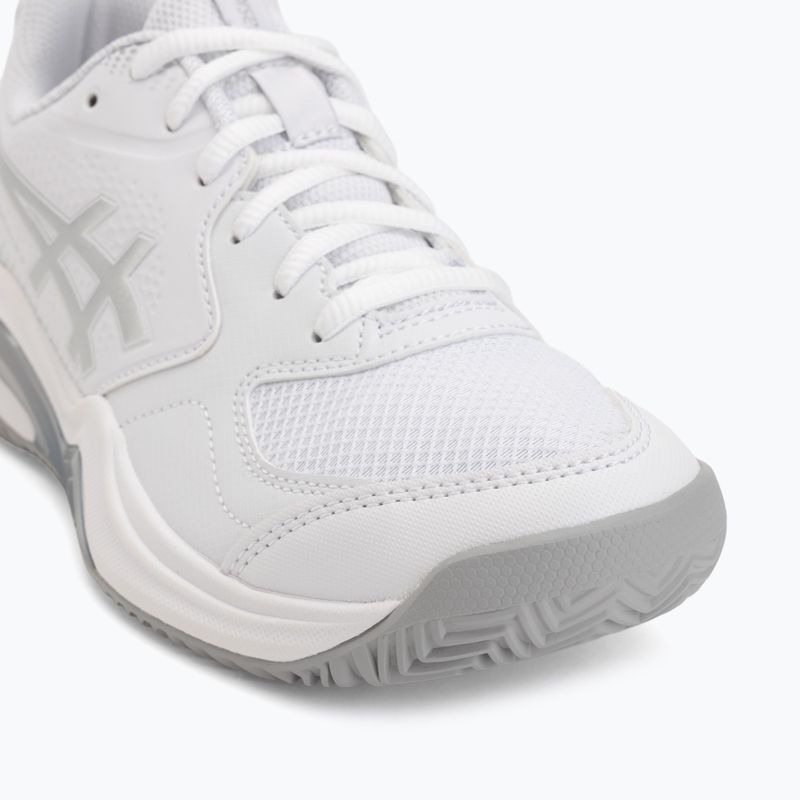 Дамски обувки за падел ASICS Gel-Dedicate 9 Padel W white/pure silver 7