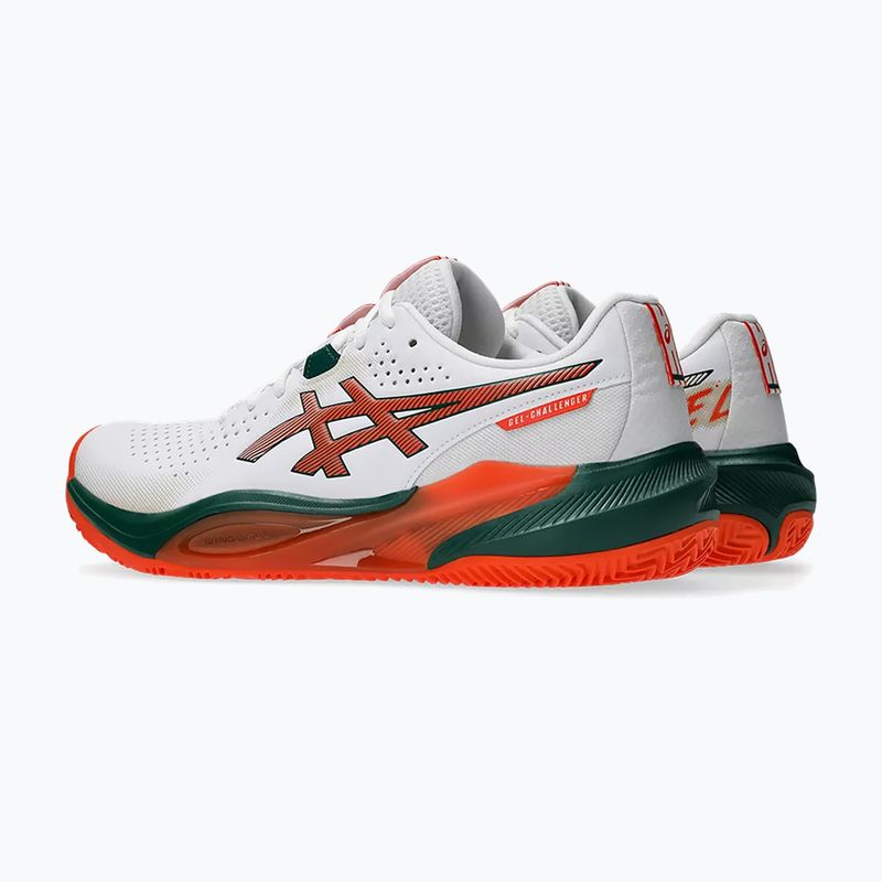 Мъжки обувки за падел Asics Gel-Challenger 15 Padel White/Energy Orange 3