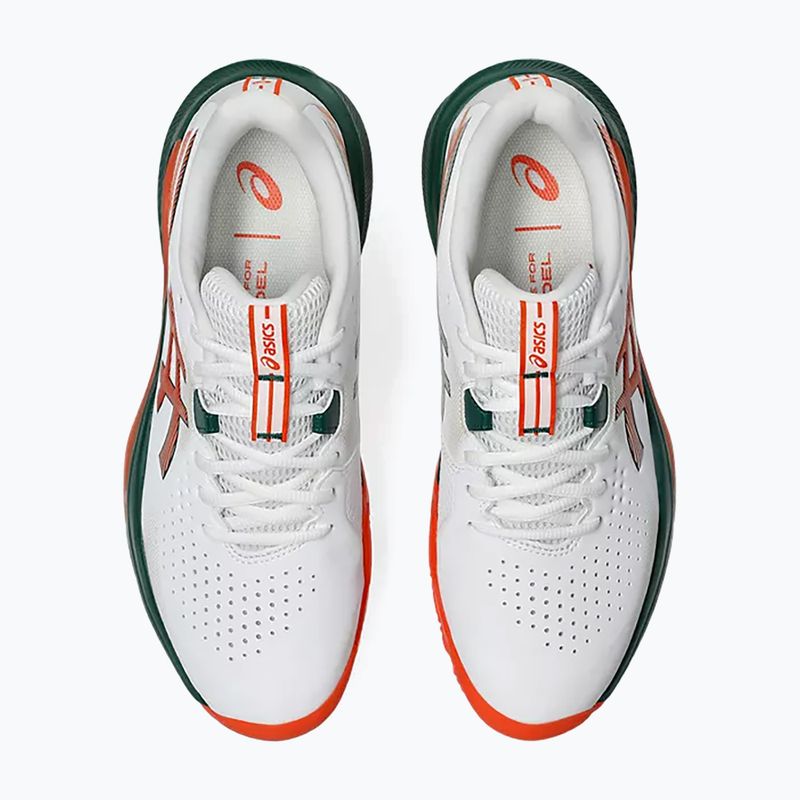 Мъжки обувки за падел Asics Gel-Challenger 15 Padel White/Energy Orange 5
