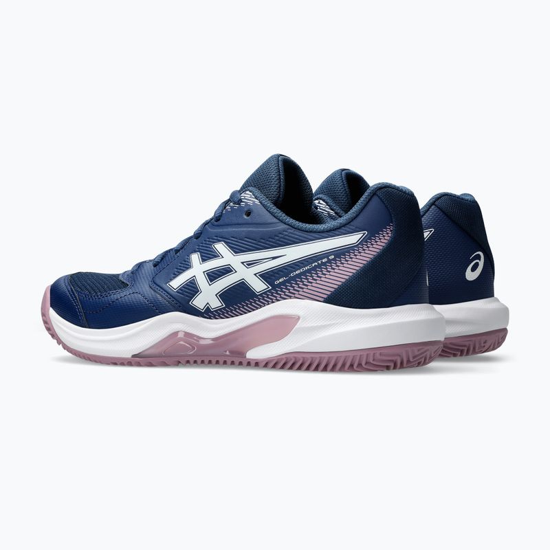 Дамски обувки за тенис ASICS Gel-Dedicate 9 Clay W independence blue/white 3