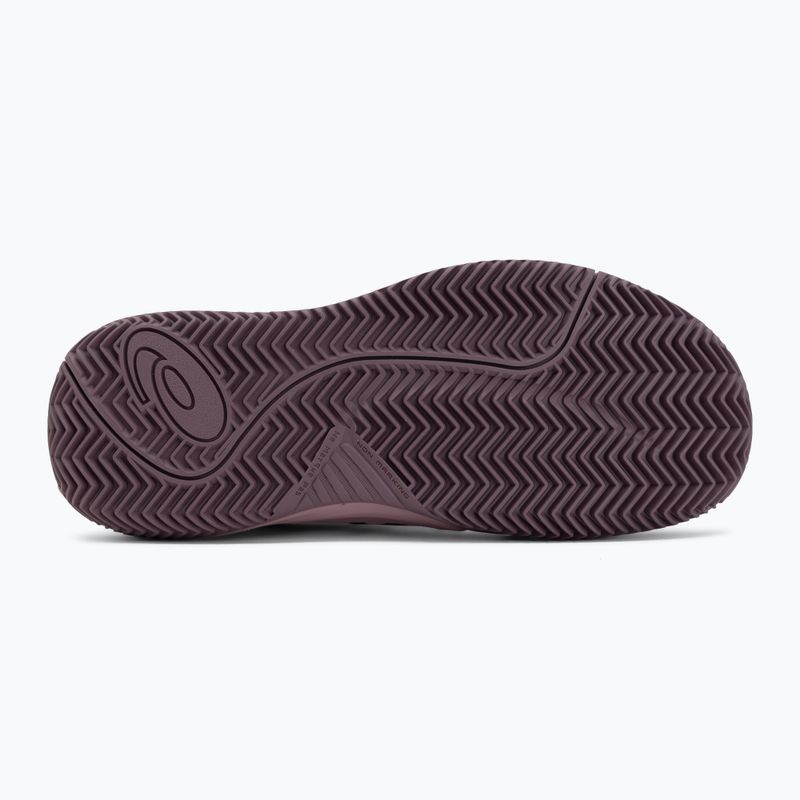 Детски обувки за тенис ASICS Gel-Resolution X GS Clay soft oat/dark aubergine 4