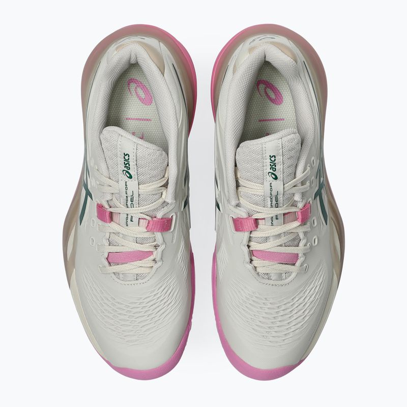 Дамски обувки за падел Asics Gel-Resolution X Padel Soft Oat/Jewel Green 4