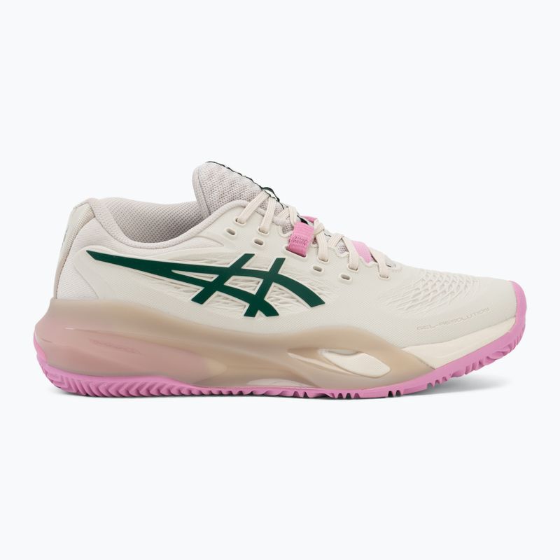 Дамски обувки за падел Asics Gel-Resolution X Padel Soft Oat/Jewel Green 2