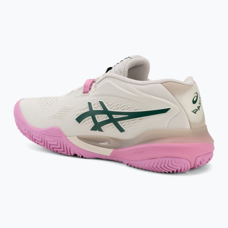 Дамски обувки за падел Asics Gel-Resolution X Padel Soft Oat/Jewel Green 3
