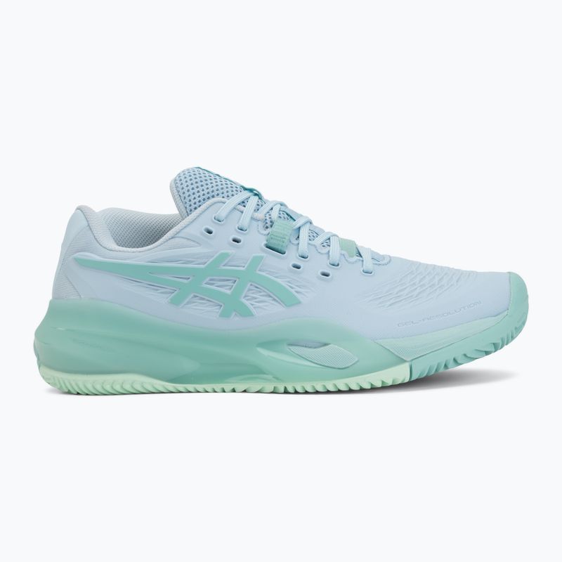 Дамски обувки за тенис ASICS Gel-Resolution X Clay light blue/oasis green 2