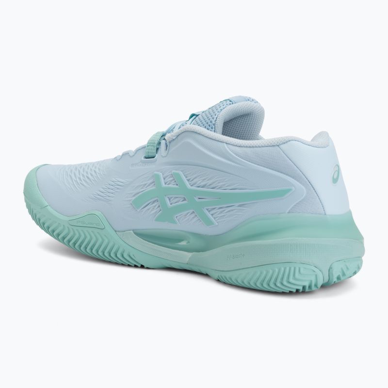 Дамски обувки за тенис ASICS Gel-Resolution X Clay light blue/oasis green 3