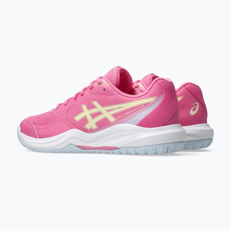 Детски обувки за тенис ASICS Gel-Dedicate 9 GS dragon fruit/soft yellow 3