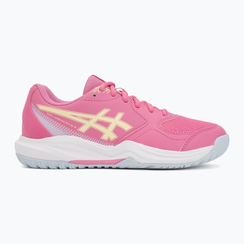 Детски обувки за тенис ASICS Gel-Dedicate 9 GS dragon fruit/soft yellow 2