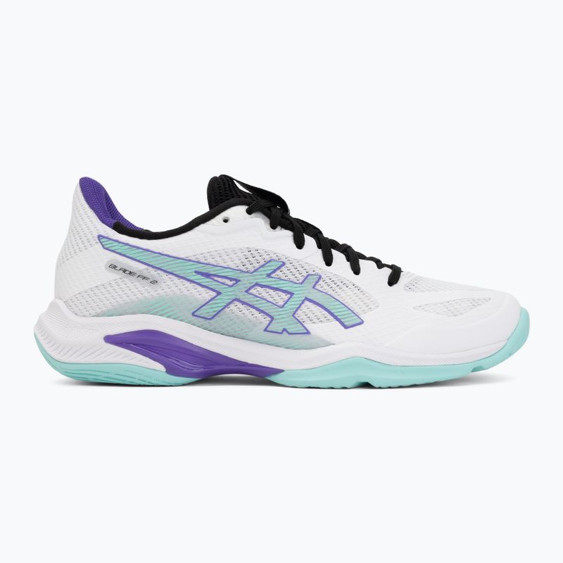 Дамски обувки за волейбол ASICS Blade FF 2 white/illuminate mint 2