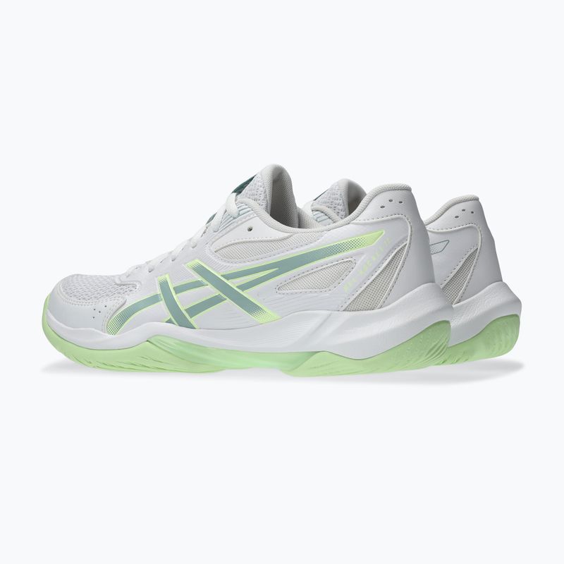 Дамски обувки за волейбол ASICS Gel-Rocket 12 white/ocean haze 4
