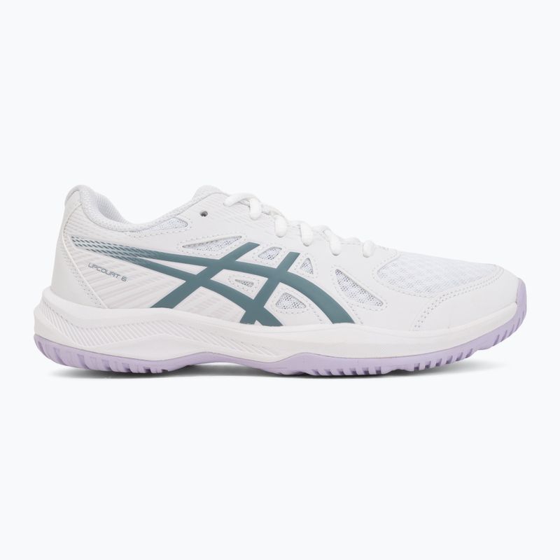 Дамски обувки ASICS Upcourt 6 white/foggy teal 2