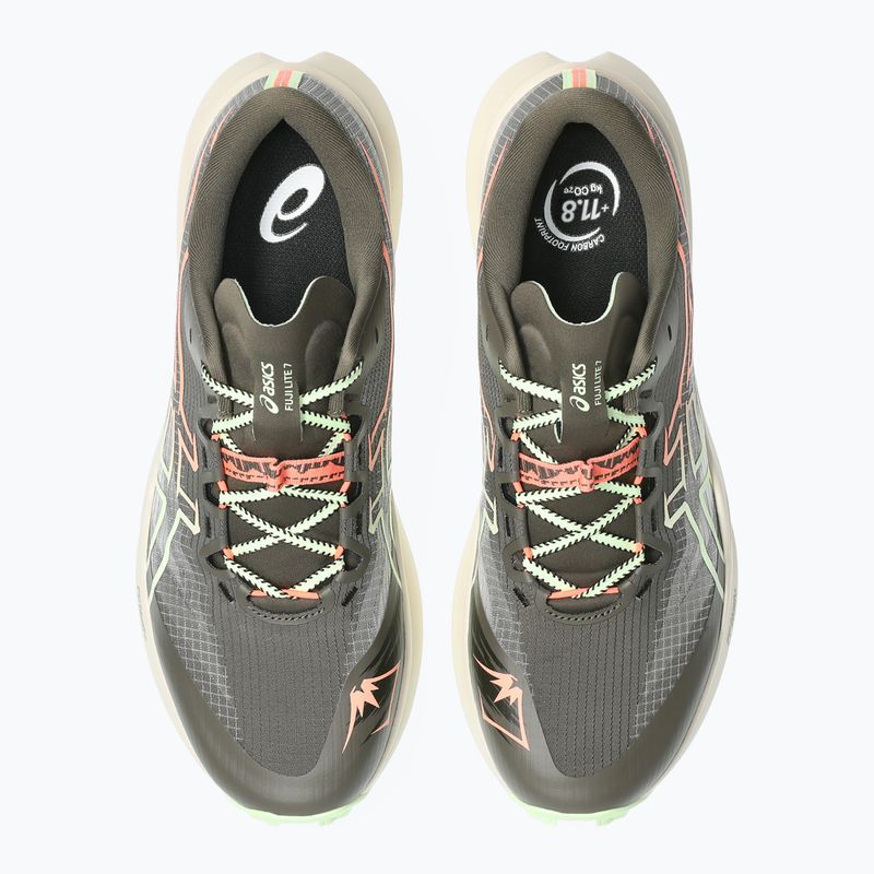 Обувки за бягане Asics Fuji Lite 7 kuriiro brown/illuminate yellow 4