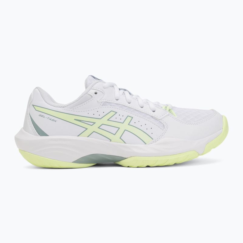 Дамски обувки за волейбол ASICS Gel-Task 5 white/illuminate yellow 2