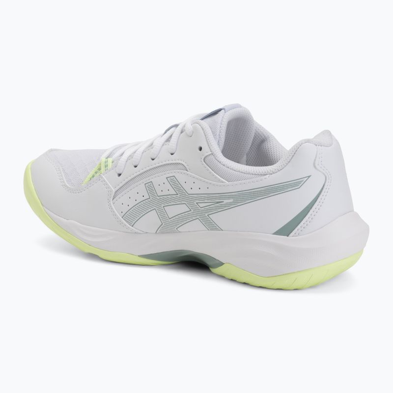 Дамски обувки за волейбол ASICS Gel-Task 5 white/illuminate yellow 3