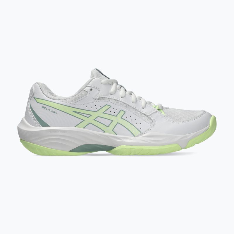 Дамски обувки за волейбол ASICS Gel-Task 5 white/illuminate yellow 2