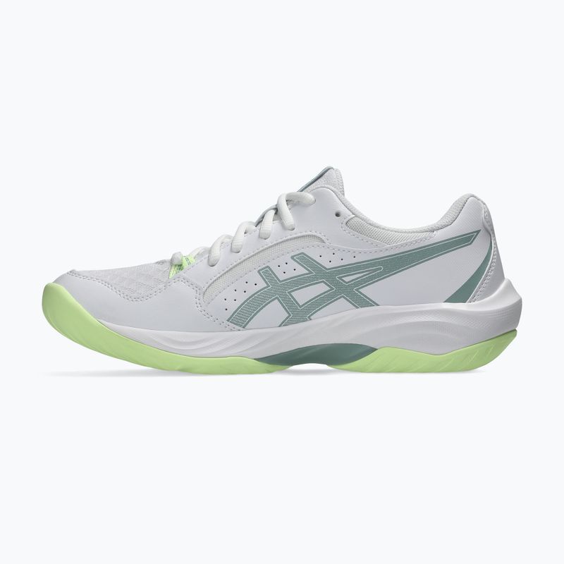 Дамски обувки за волейбол ASICS Gel-Task 5 white/illuminate yellow 3