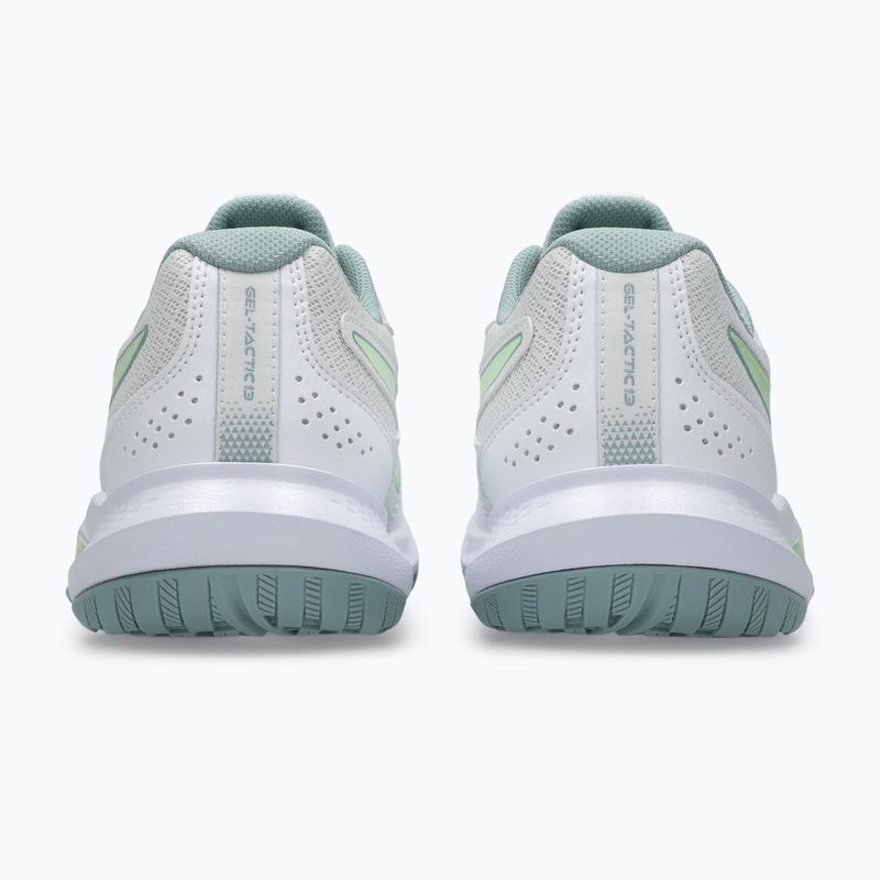 Дамски обувки за волейбол ASICS Gel-Tactic 13 white/illuminate yellow 5