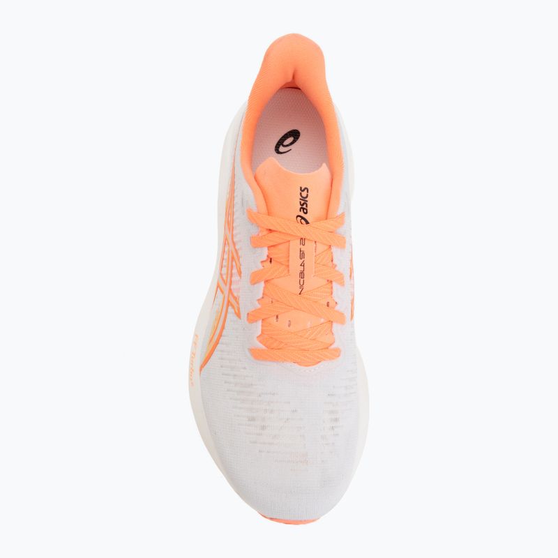 Дамски маратонки за бягане ASICS Sonicblast 2 бял/слънчев корал 5