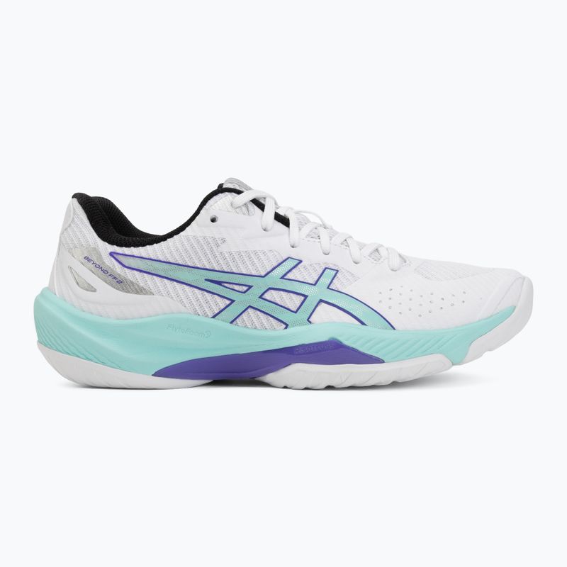 Дамски обувки за волейбол ASICS Beyond FF 2 white/illuminate mint 2