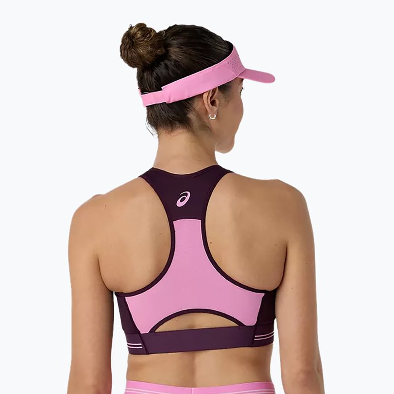 Спортен сутиен  ASICS Game Compression Bra Dark Aubergine/Bubblegum 2
