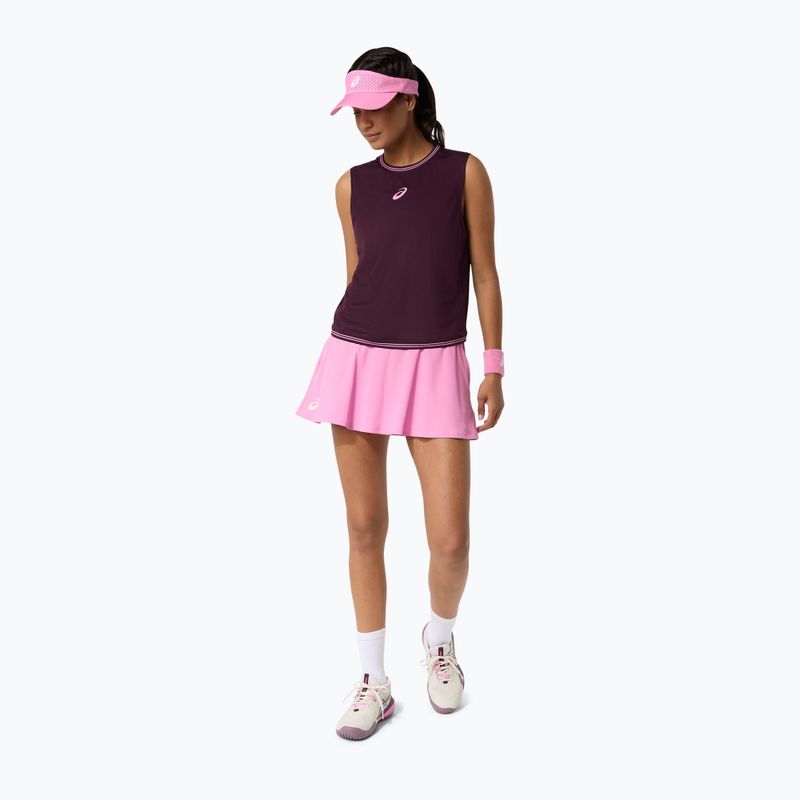 Дамска тениска/фланелка за тенис ASICS Game Sleeveless Top W dark aubergine 2