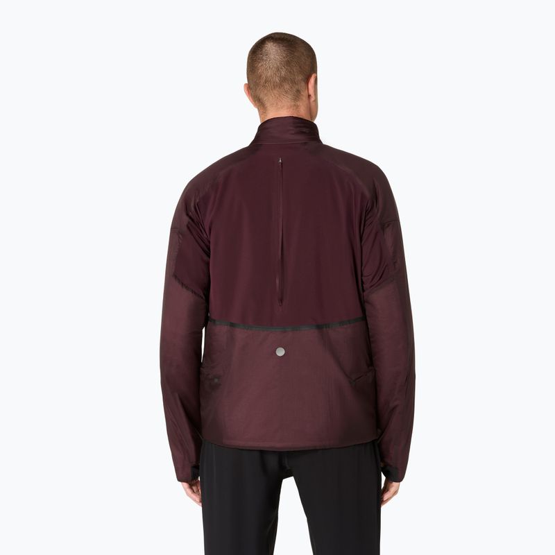 Мъжко яке за бягане ASICS Road Winter Jacket dark currant 3