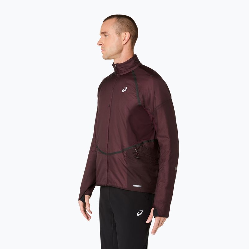 Мъжко яке за бягане ASICS Road Winter Jacket dark currant 4