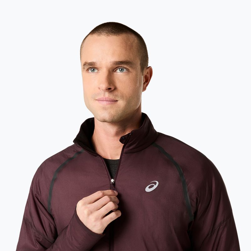 Мъжко яке за бягане ASICS Road Winter Jacket dark currant 5