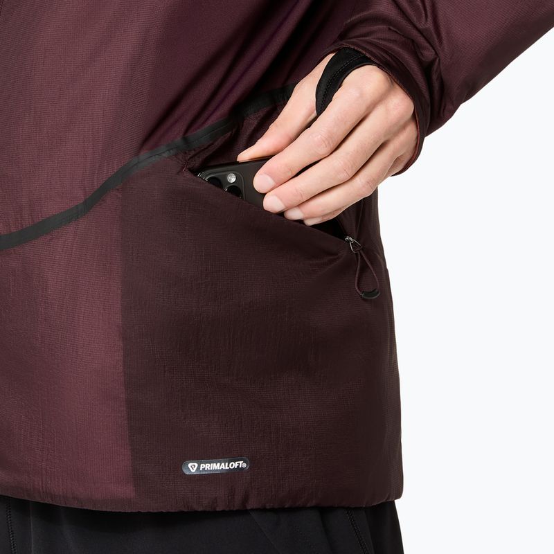 Мъжко яке за бягане ASICS Road Winter Jacket dark currant 7