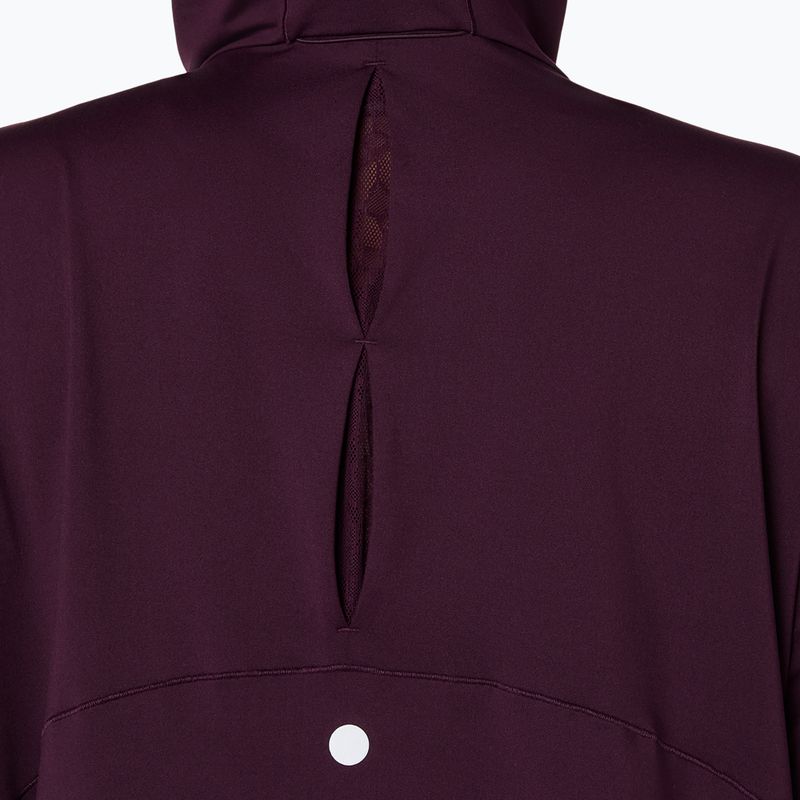Дамски суитшърт за бягане ASICS Nagino Run Winter Hoodie dark aubergine 7