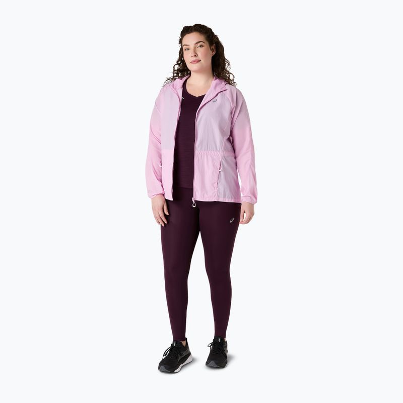 Дамско яке за бягане ASICS Road Packable Jacket hazy lilac 2