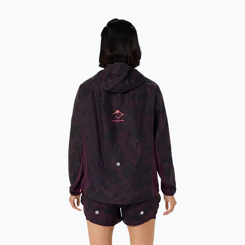 Дамско яке за бягане Asics Fujitrail Packable Jacket dark aubergine 2