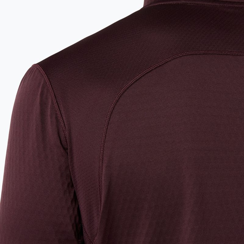 Мъжки суитшърт за бягане ASICS Road Winter Ls Hoodie dark currant 9