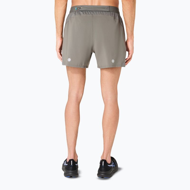 Мъжки шорти за бягане Asics Road 5In Short Truffle Grey 3