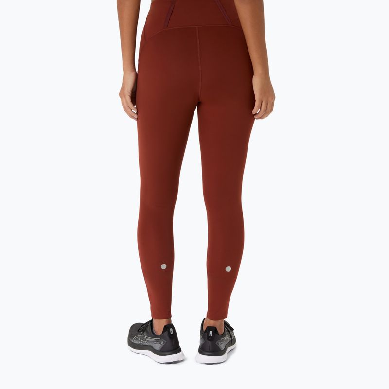 Дамски клин за бягане ASICS Road Winter High Waist singed red 3
