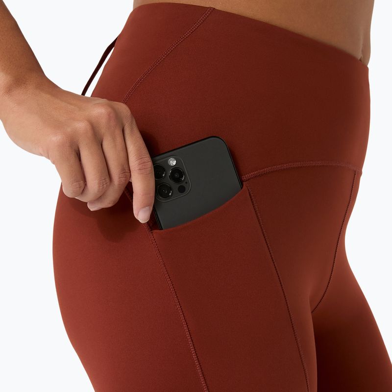 Дамски клин за бягане ASICS Road Winter High Waist singed red 8