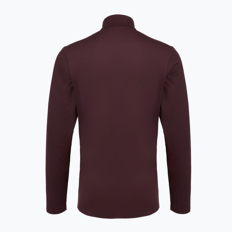 Мъжки суитшърт за бягане ASICS Core Ls 1/2 Zip Winter Top dark currant 2